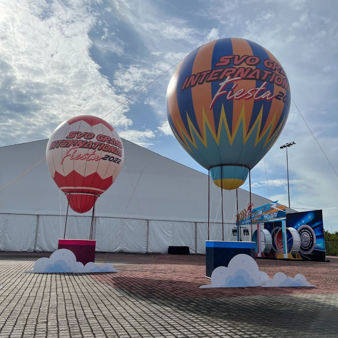 Hot Air Balloon Replica Photo Booth