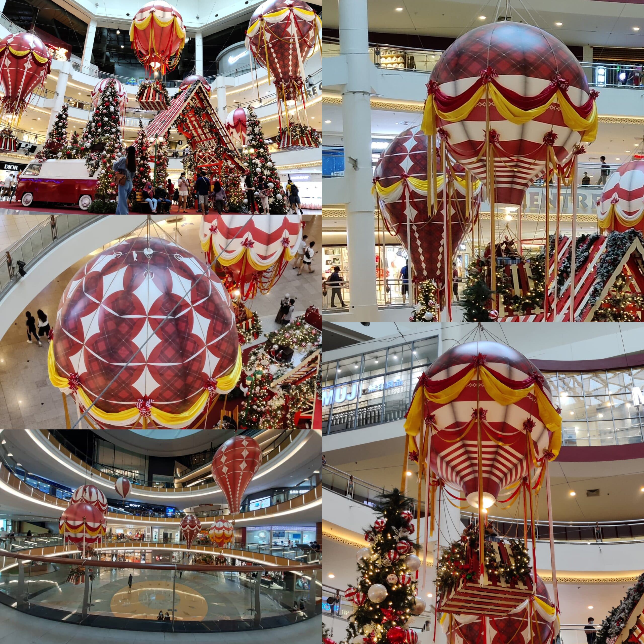 Giant hot air balloon replica Malaysia event