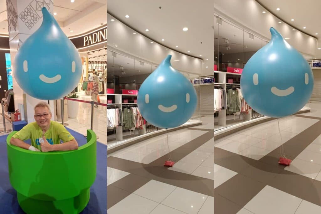 Air Selangor Inflatable Water Droplet Replica — photo 1