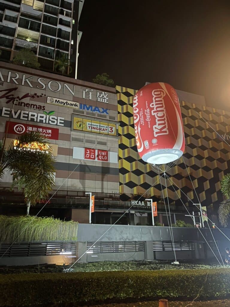 Coca Cola Inflatable at Viva City Mall, Kuching, Sarawak — photo 7
