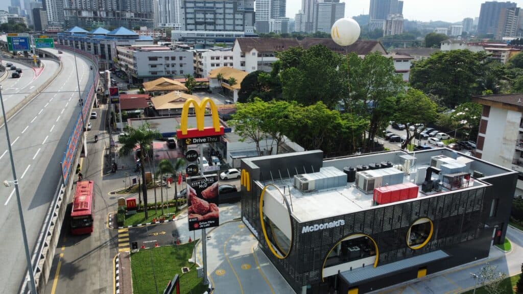 Giant Moon Helium Balloon at McDonald's Titiwangsa, Kuala Lumpur — photo 12
