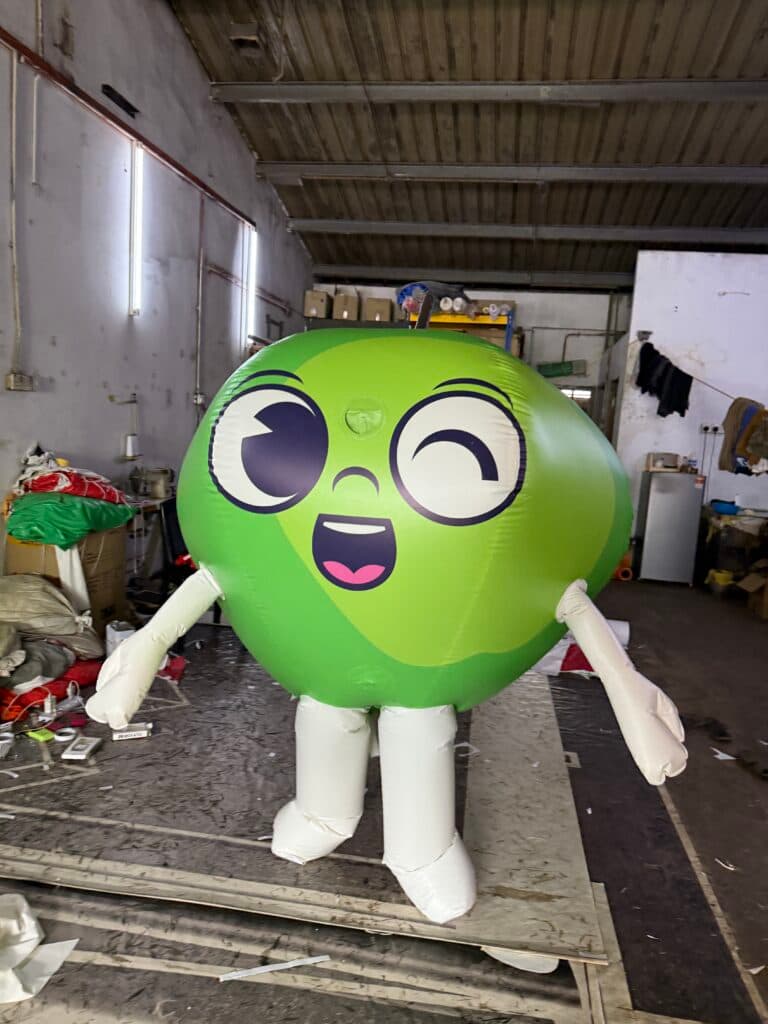 Inflatable Mascots — Apple, Grapes & Green Apple Designs — photo 2
