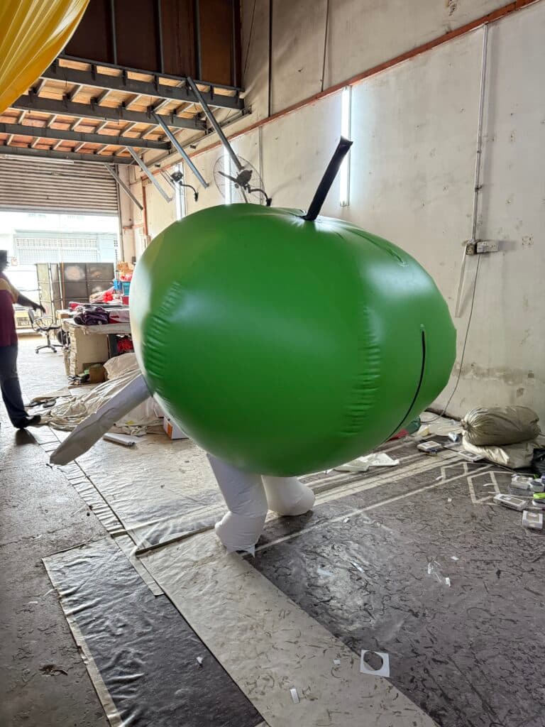 Inflatable Mascots — Apple, Grapes & Green Apple Designs — photo 3