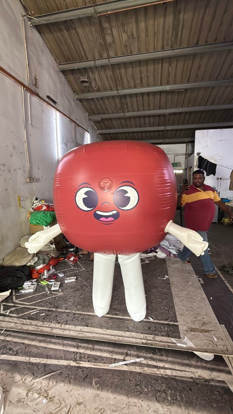Inflatable Mascots — Apple, Grapes & Green Apple Designs — photo 7