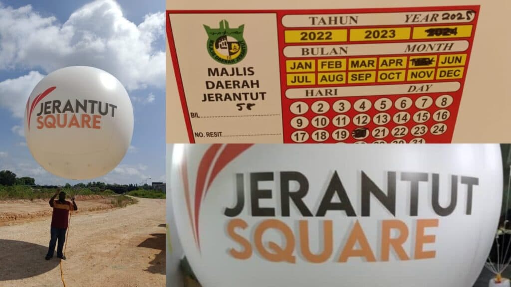 Licensed Giant Balloon at Jerantut Square Pahang — photo 5