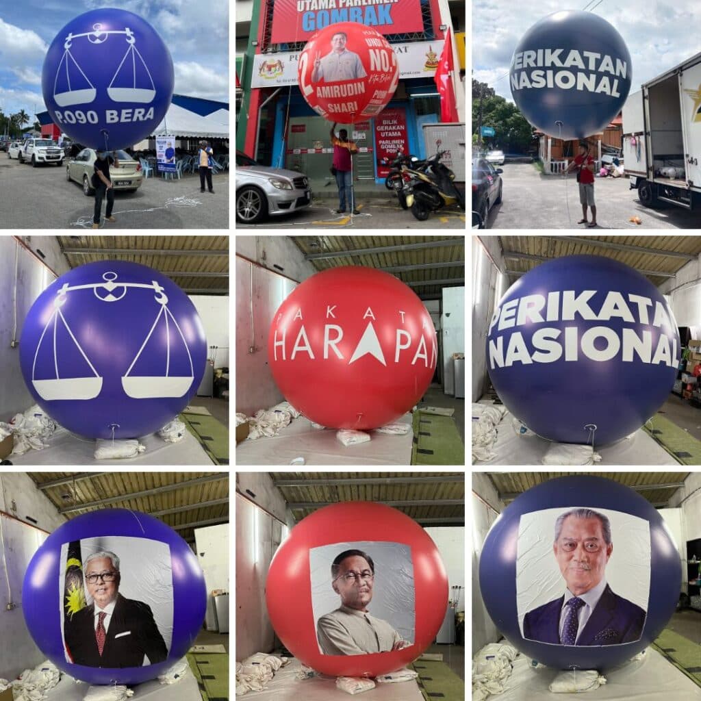 Malaysia General Election Giant Balloons — photo 7
