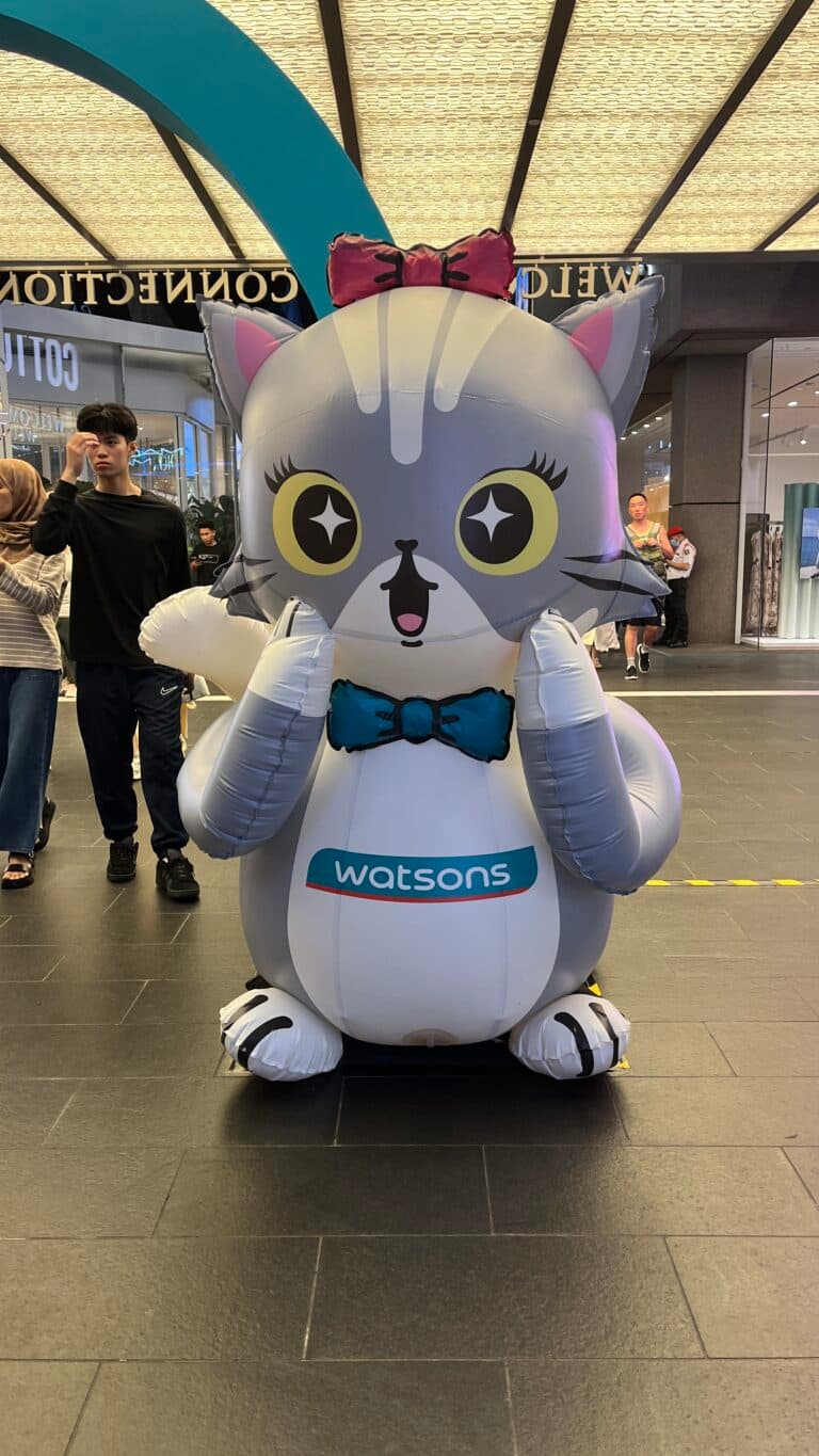 Watson Cat Inflatable Replica at Pavilion KL — photo 3