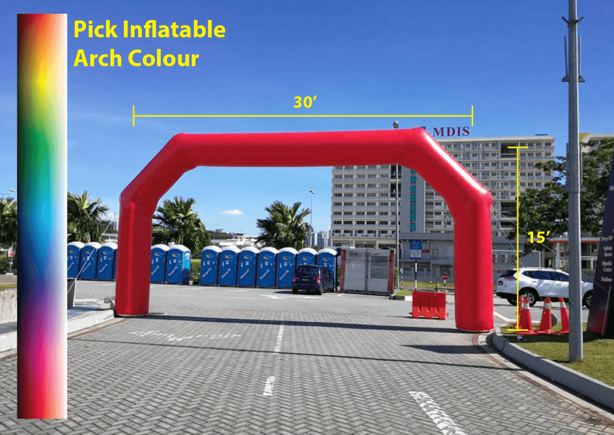 30′ Size Inflatable Arch