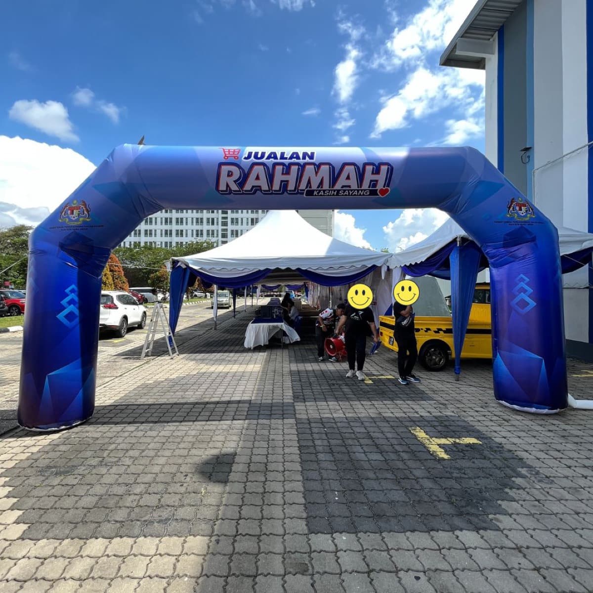 Hexagon Custom Inflatable Arch