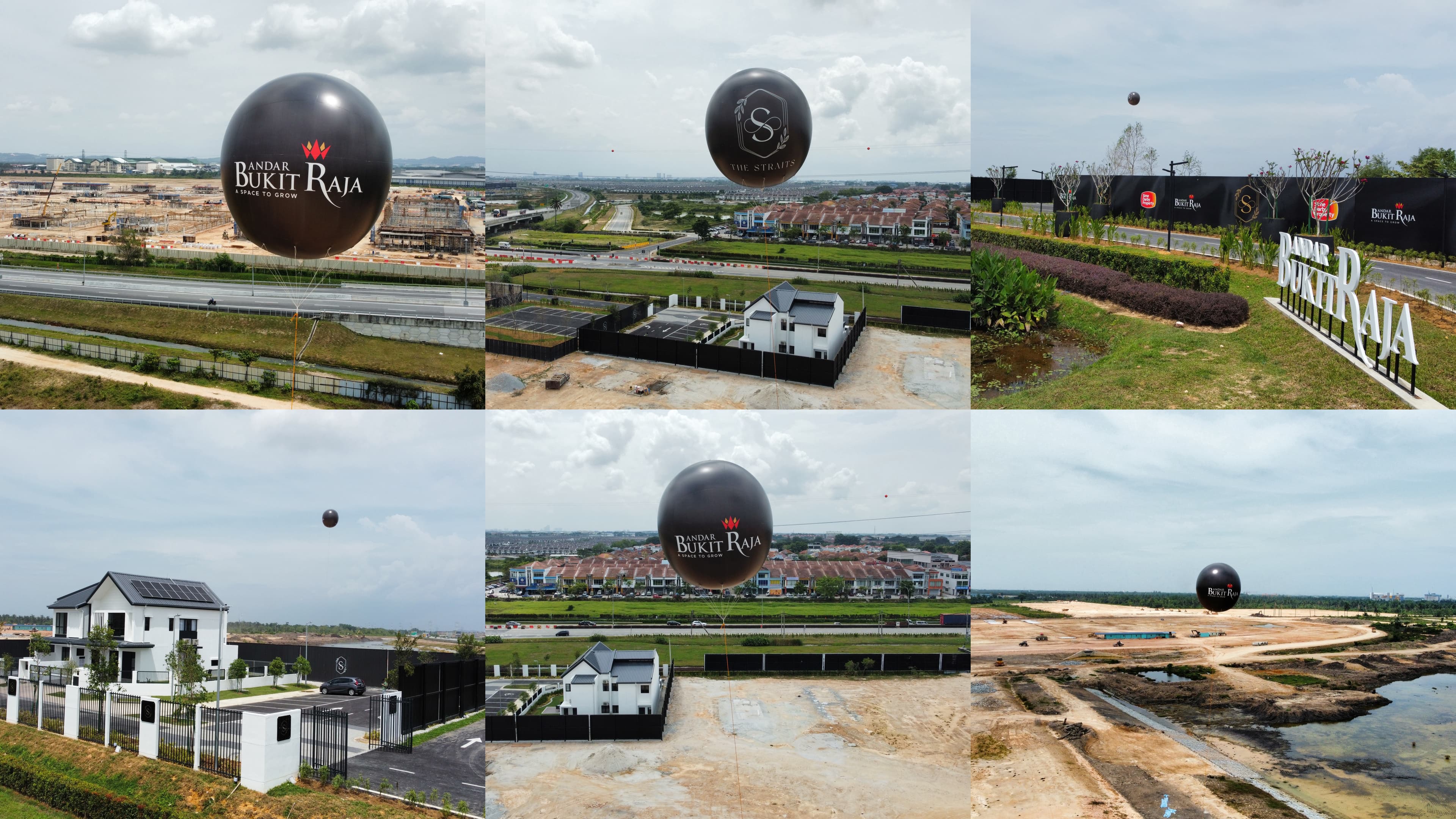 Giant Advertising Balloon at Bandar Bukit Raja, Klang