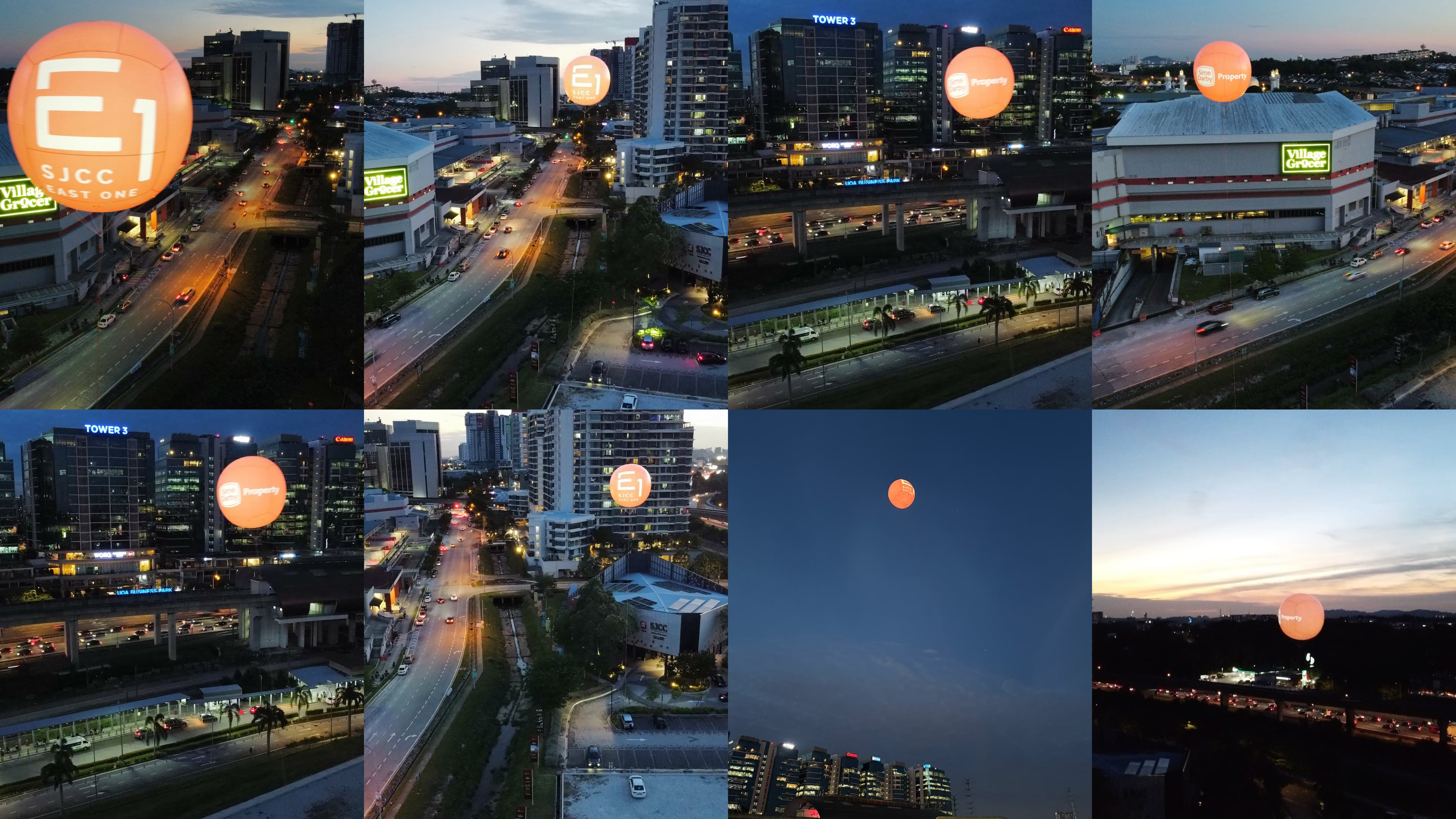 Lighting Up the Skyline: Balloon Advertising at SJCC East 1