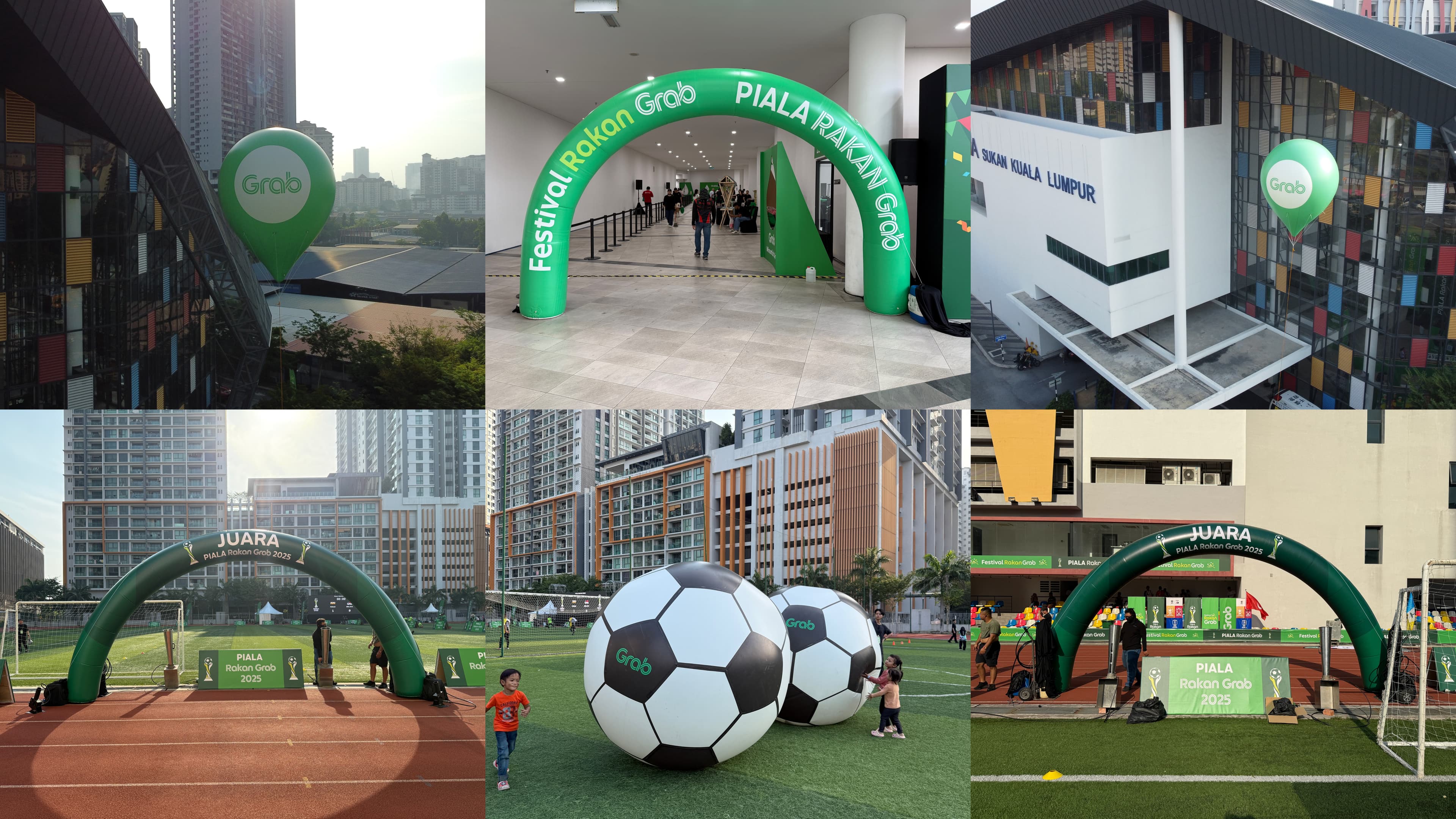 Piala Rakan Grab Inflatables @ Arena Sukan Kuala Lumpur