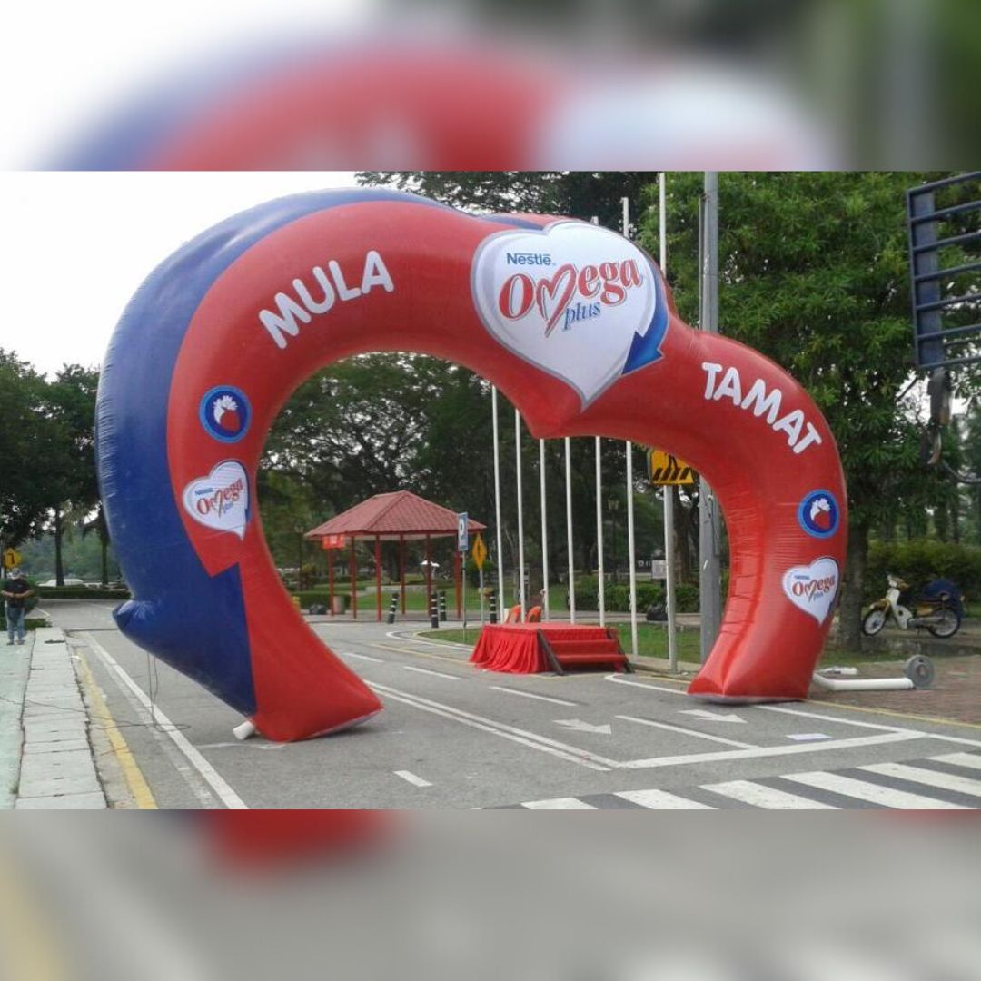 Pintu Gerbang Tiup Bentuk Custom