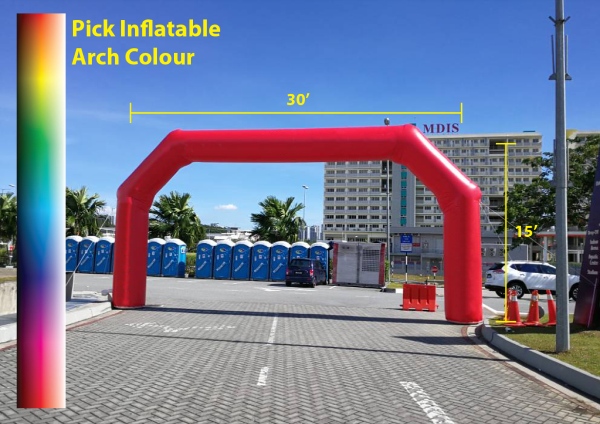 30′ Size Inflatable Arch