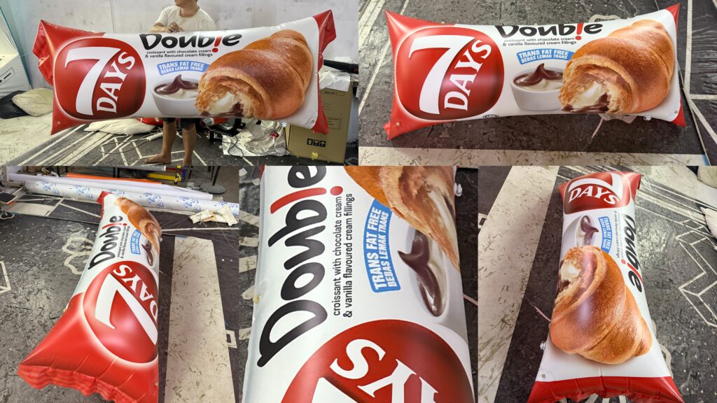 7DAYS Croissant Inflatable Replica | Food Packaging Inflatable — photo 1