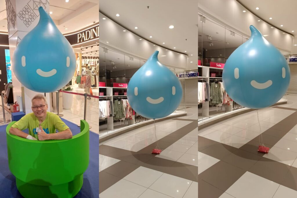 Air Selangor Inflatable Water Droplet Replica — photo 1