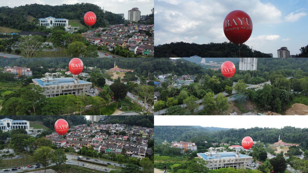 Bayu Selayang Heights Giant Advertising Balloons — photo 1