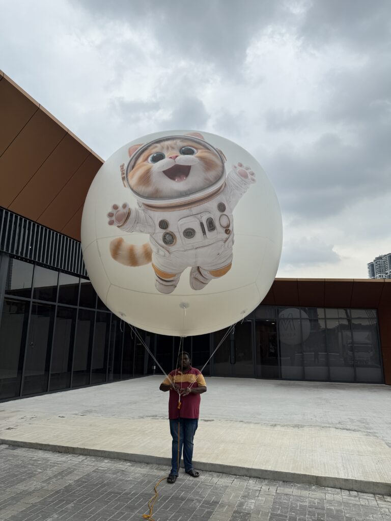 Giant Advertising Balloon at M Aspira, Taman Desa — photo 5