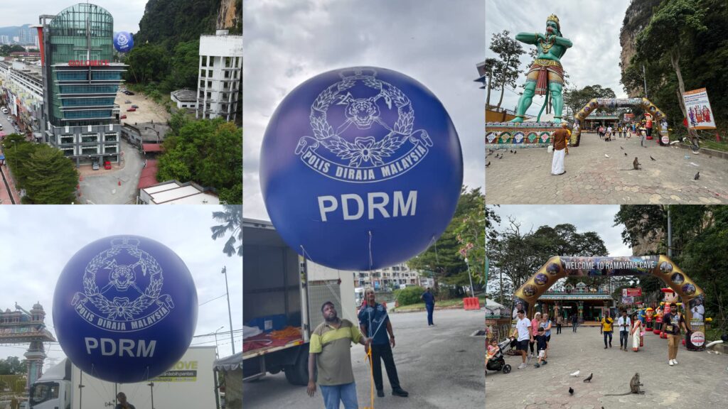 Giant Advertising Balloons Inflatable Arch at Batu Caves for Thaipusam 2025 — photo 7