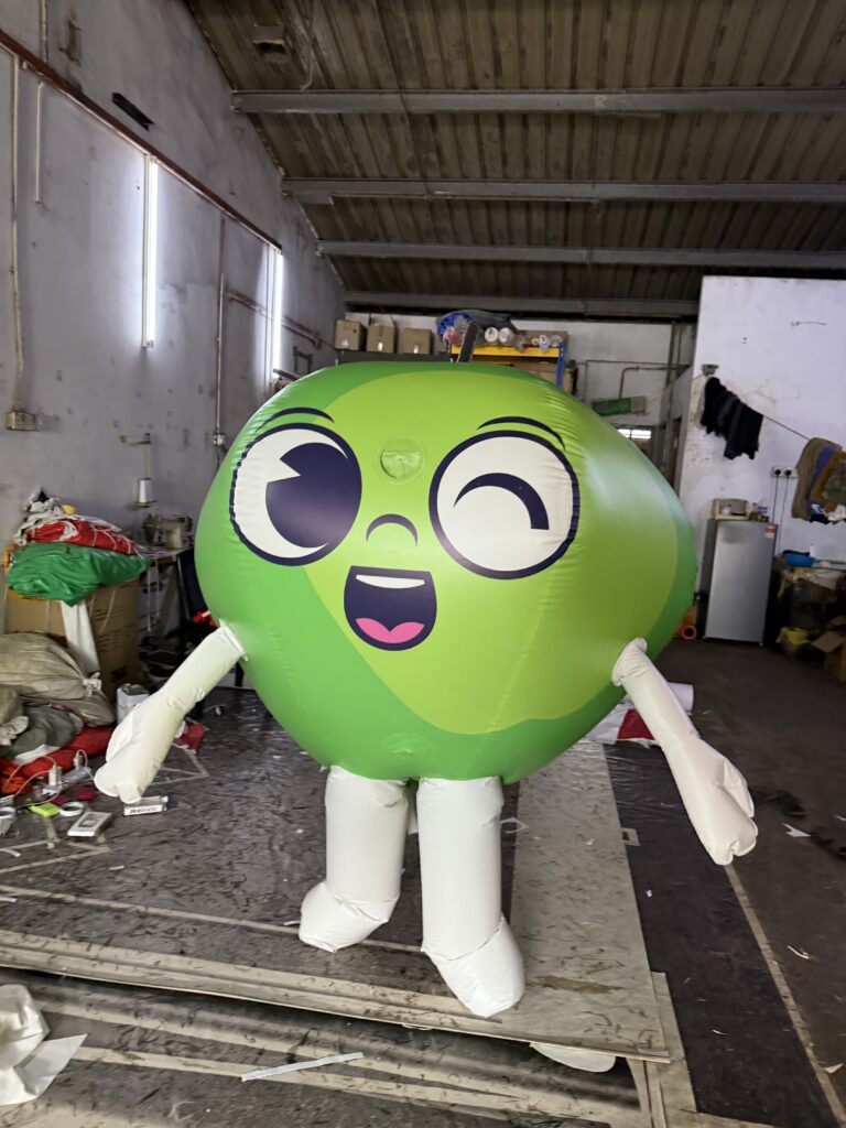 Inflatable Mascots — Apple, Grapes & Green Apple Designs — photo 2