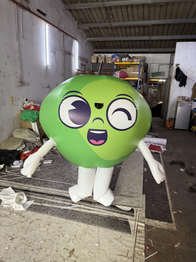 Inflatable Mascots — Apple, Grapes & Green Apple Designs — photo 4