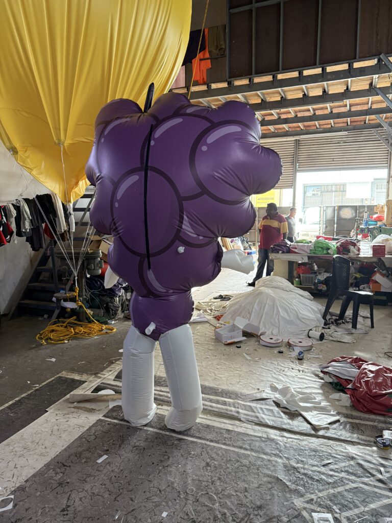 Inflatable Mascots — Apple, Grapes & Green Apple Designs — photo 6