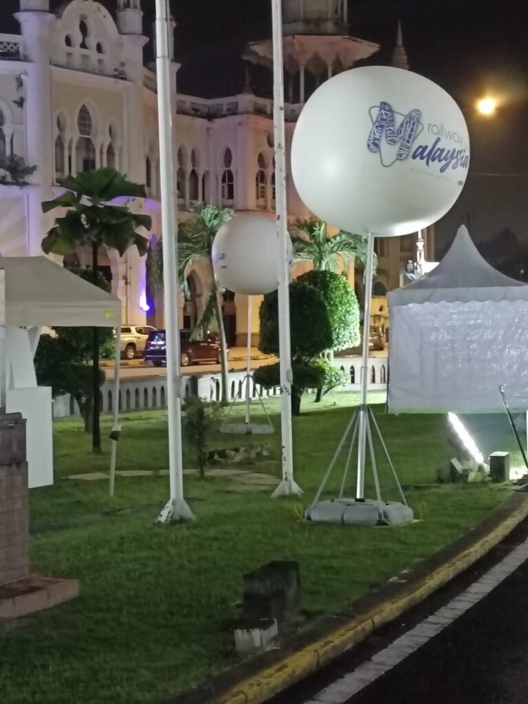 KTMB Keretapi Tanah Melayu Lighted Balloon Stands — photo 6