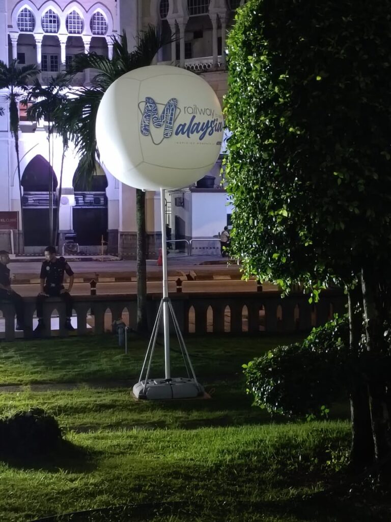 KTMB Keretapi Tanah Melayu Lighted Balloon Stands — photo 8