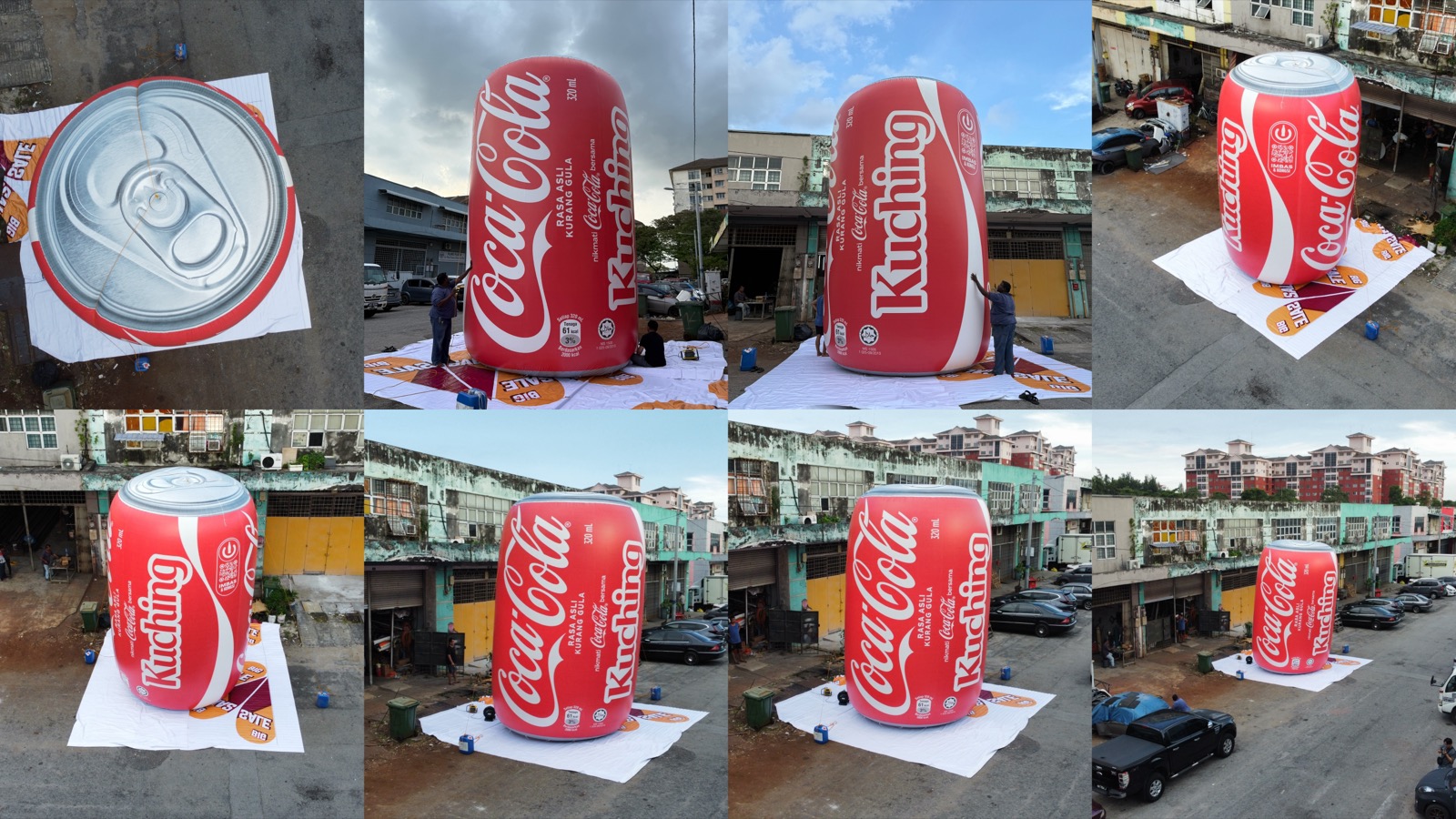 Buat Pernyataan Berani dengan Replika Tin Coca-Cola Inflatable Gergasi — photo 9