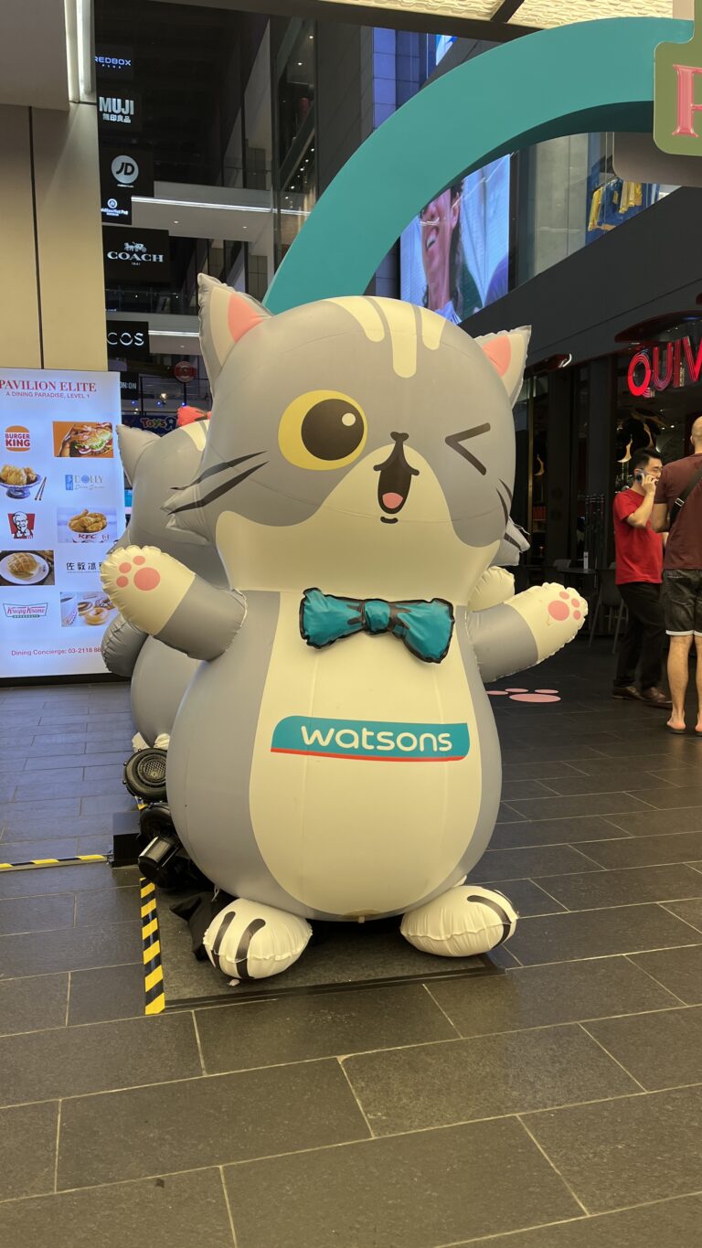 Watson Cat Inflatable Replica at Pavilion KL — photo 2