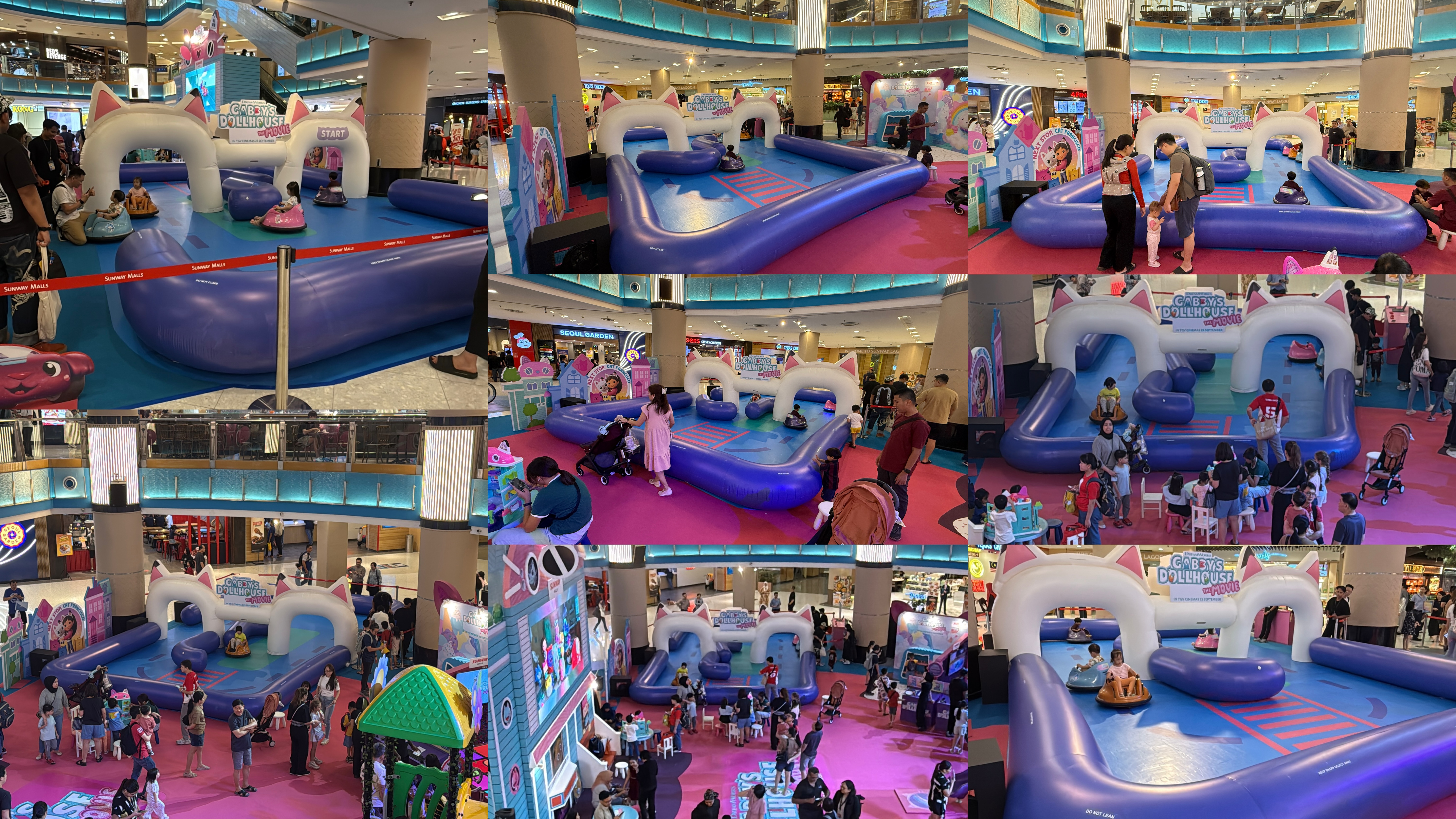 Inflatable Circuit for Kids at Sunway Pyramid