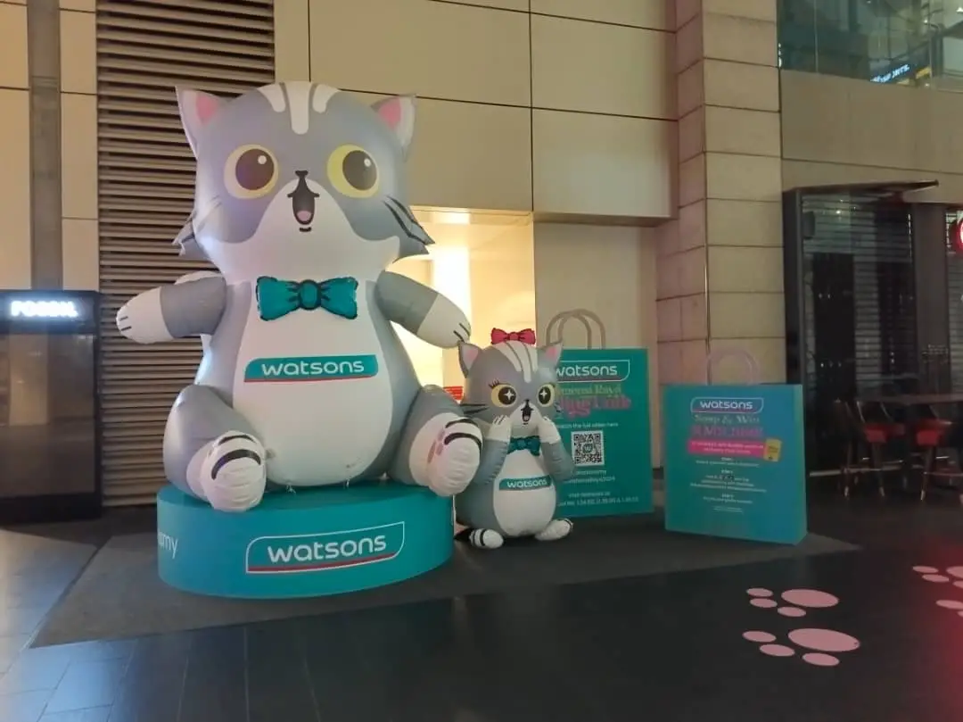 Watson Cat Inflatable Replica at Pavilion KL