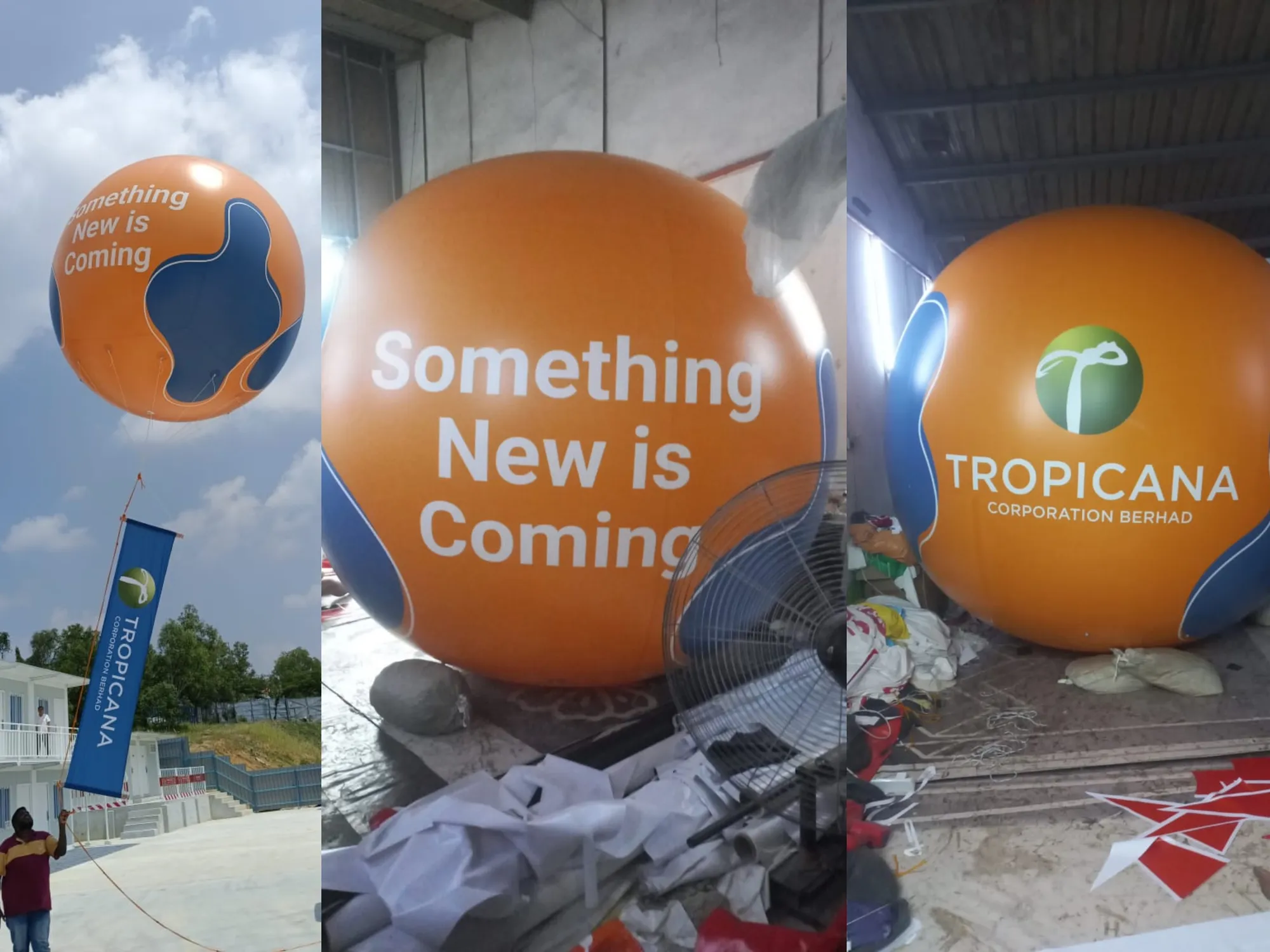 Belon Iklan Gergasi Cetakan Tersuai untuk Tropicana Avan, Cyberjaya