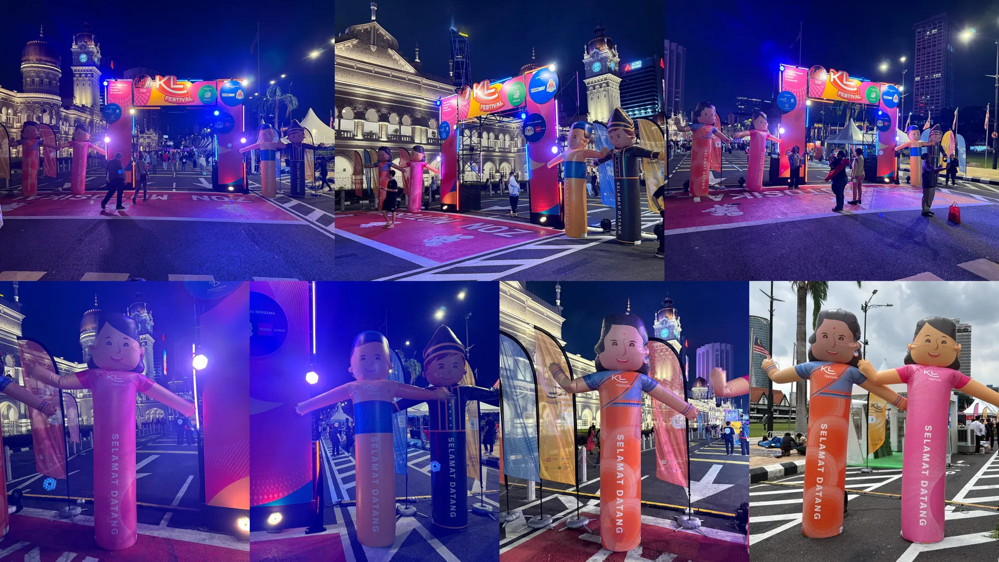 Patung Angin untuk KL Festival 2026 di Dataran Merdeka, Kuala Lumpur