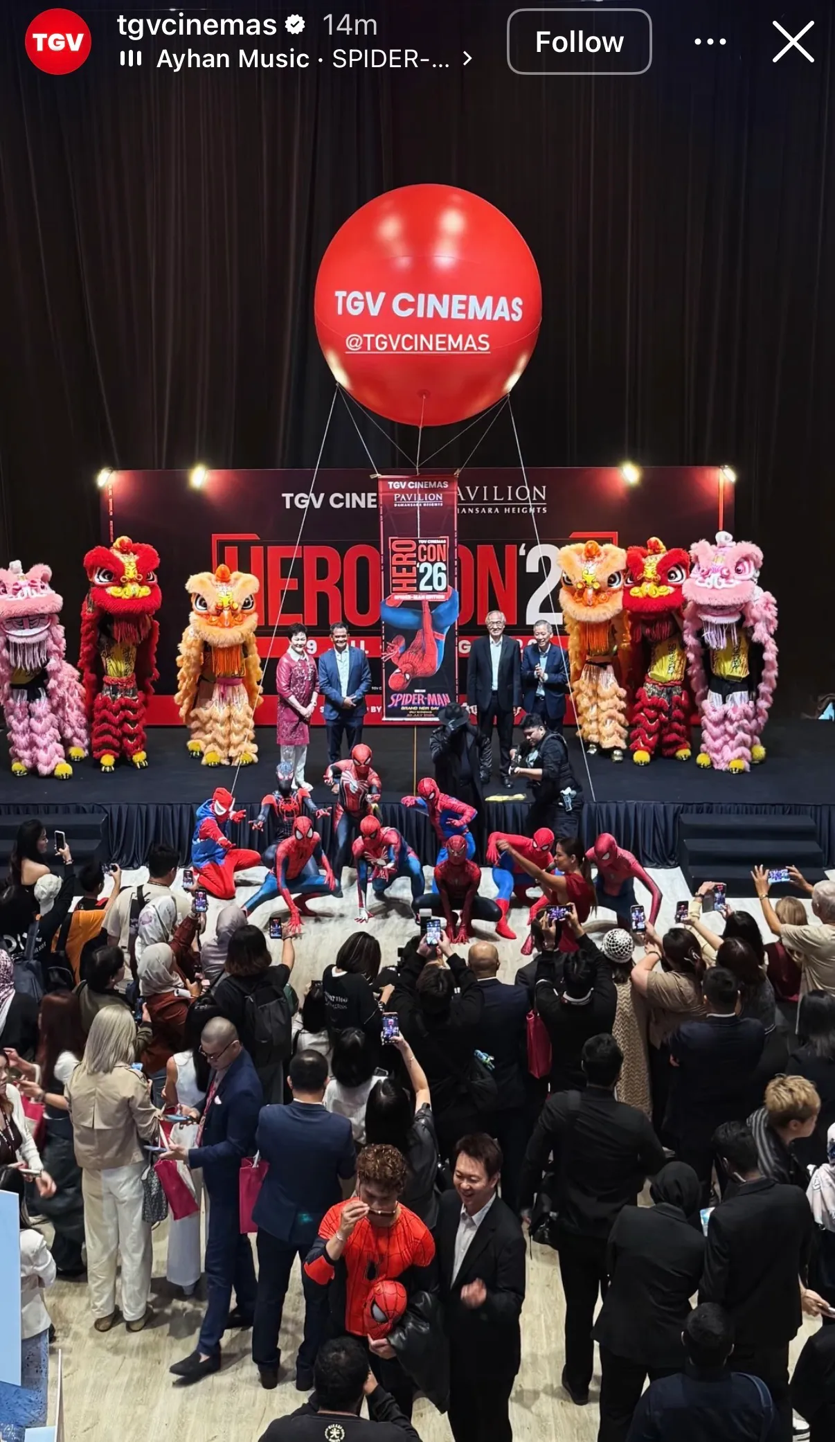 TGV Cinemas Giant Balloon Launch for Hero-Con '26 — photo 2