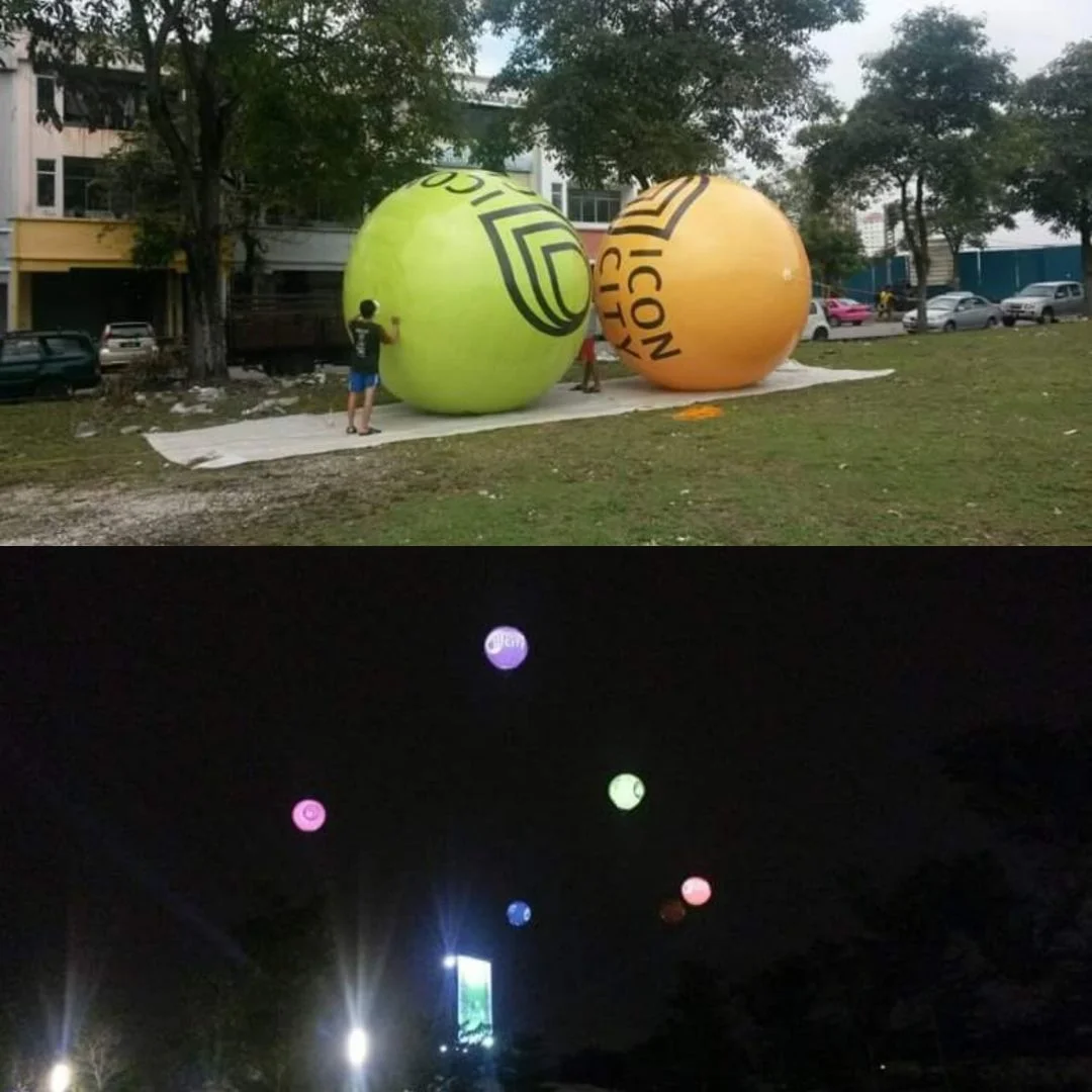 Lighted Giant Advertising Balloons