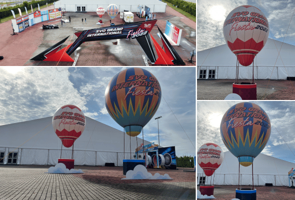SVO Music Festival Hot Air Balloon Replica