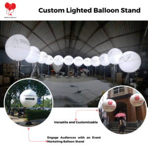 Custom Lighted Balloon Stand