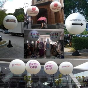 Lighted Balloon Stand