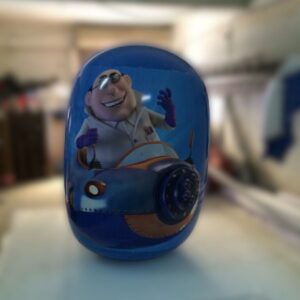 Roly-poli boleh kembung Inflatable roly-poly