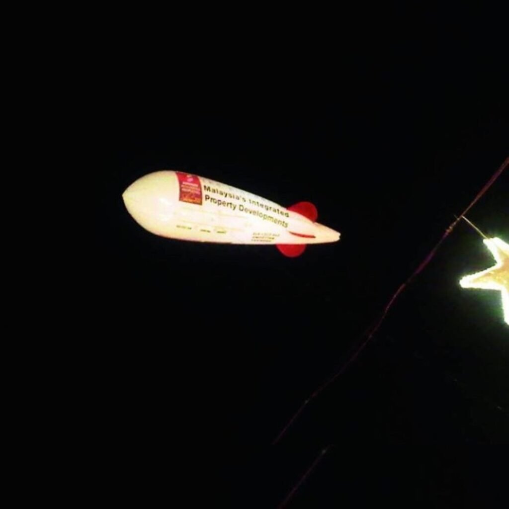 Lighted Blimp Helium Inflatable