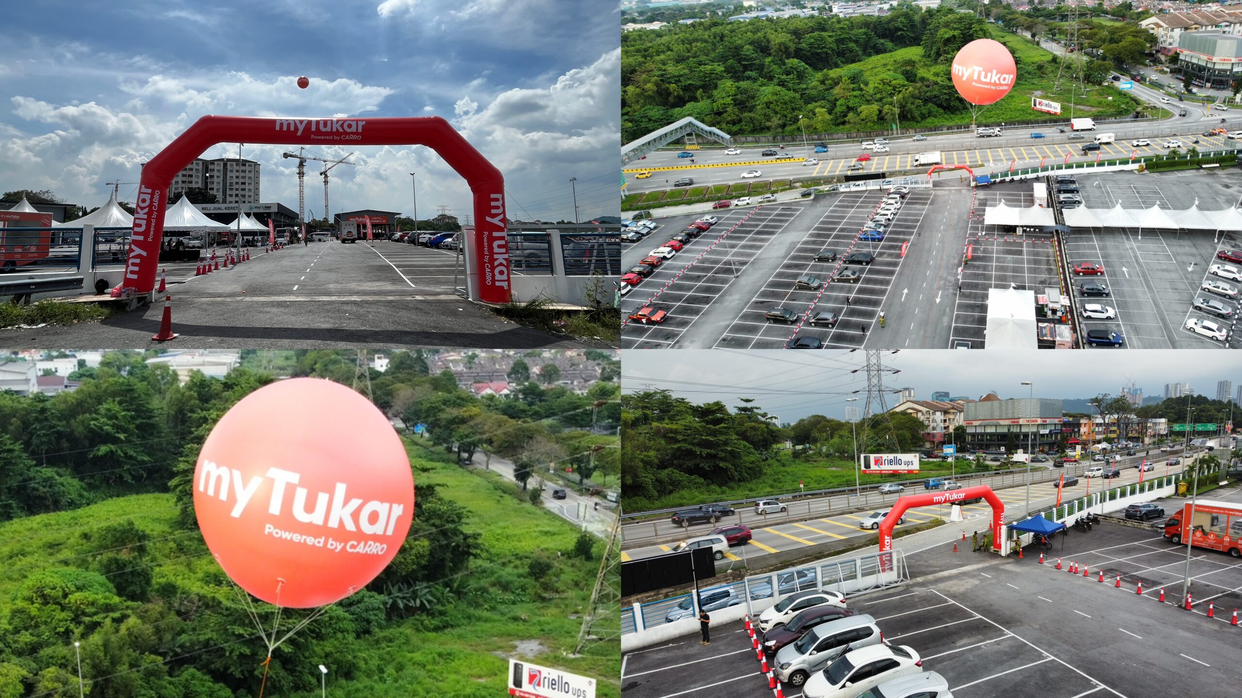 My Tukar Giant Advertising Balloon and Inflatable Arch