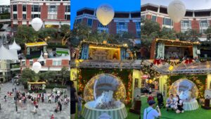 Hendricks Christmas Hot Air Balloon Replica