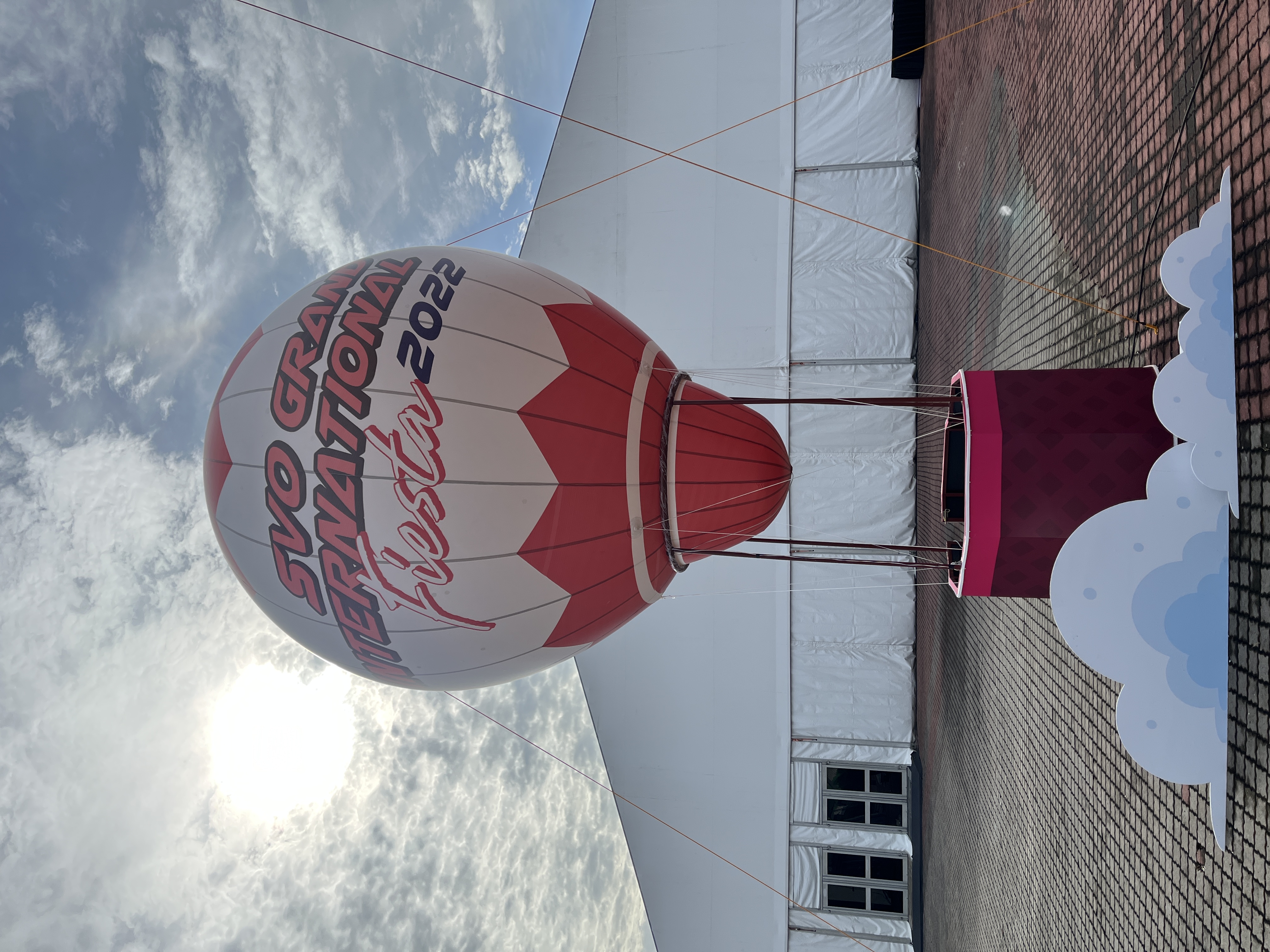 Giant Hot Air Balloon Replica SVO Grand International Fiesta 2022