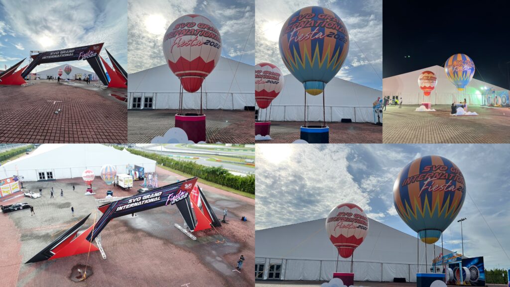 Giant Hot Air Balloon Replica SVO Grand International Fiesta 2022