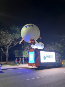 Telekom Malaysia Mascot Inflatable Merdeka Parade 2024