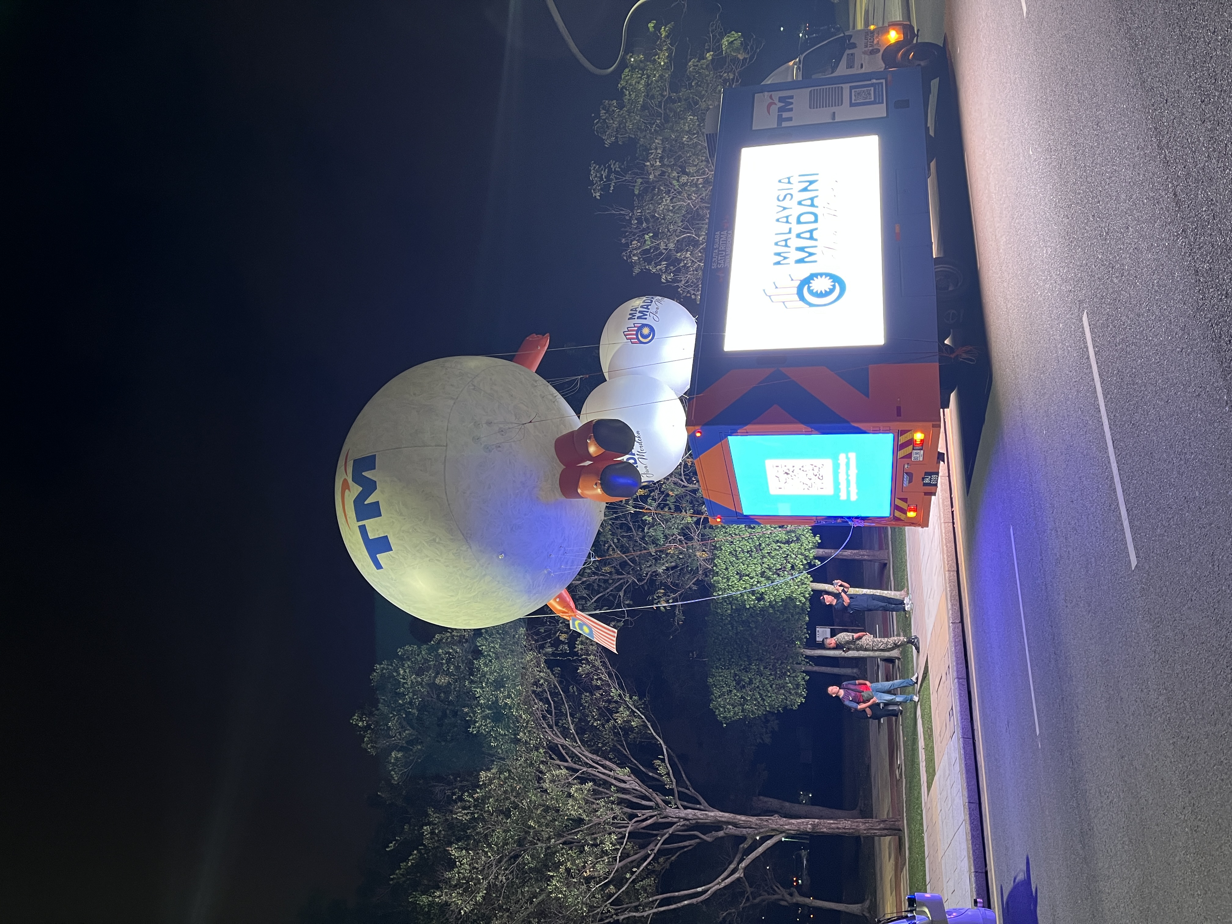 Telekom Malaysia Mascot Inflatable Merdeka Parade 2024