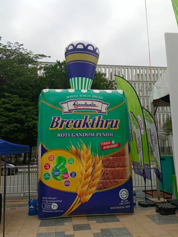 Gardenia Bread Packaging Inflatable Replica