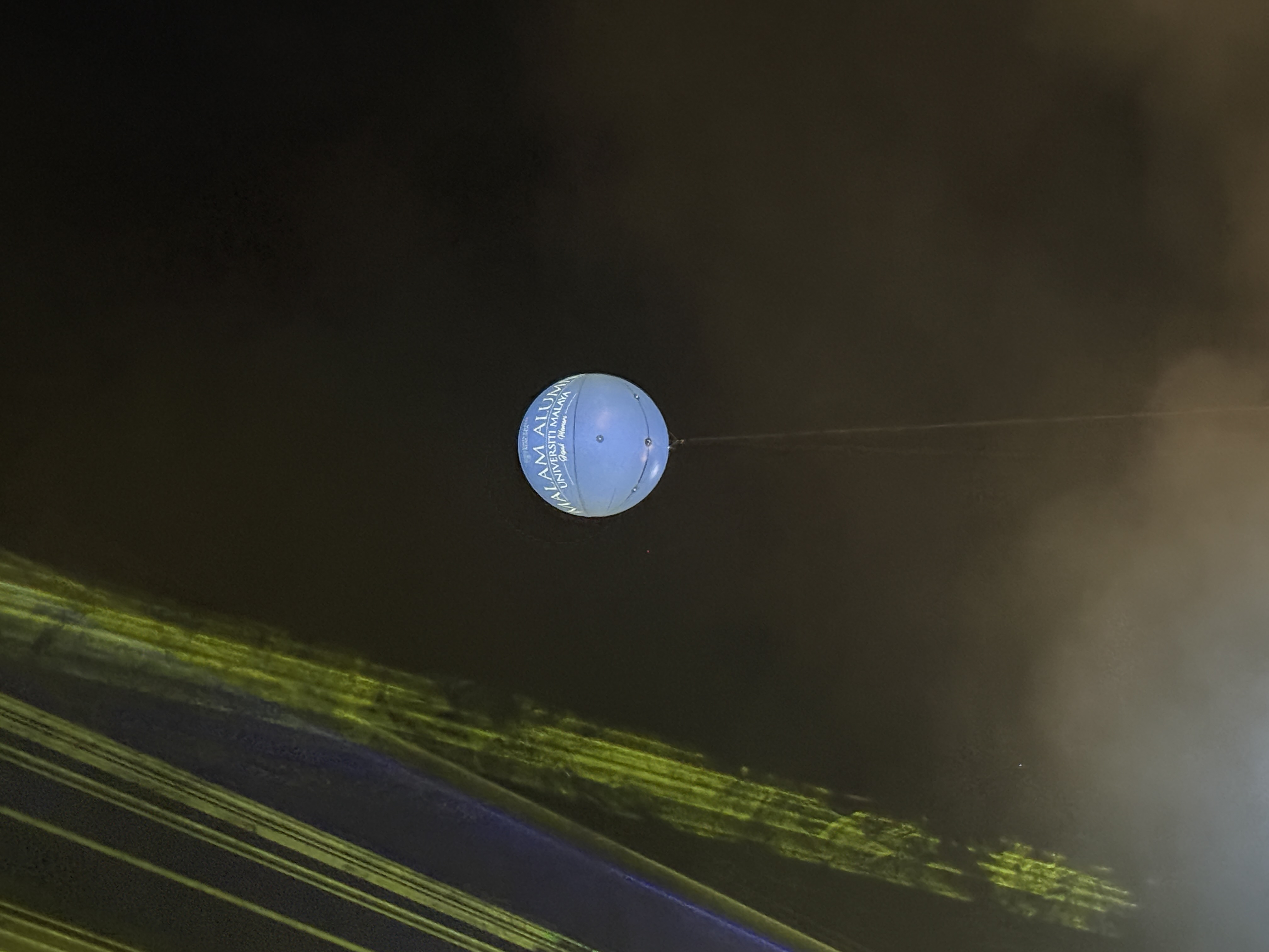 IMG_9165 Lighted Giant Advertising Balloon at Universiti Malaya