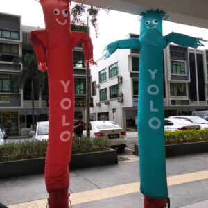 Straight Tube Skydancer with Simple Arms 10ft tall